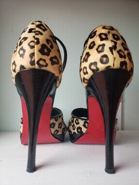 Leopard Print Platform Heel, 5